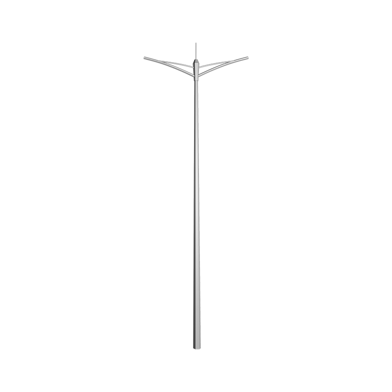 Minimalist High-Efficiency Double-Arm Street Light Pole