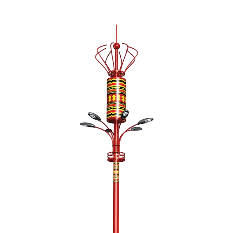 Streetlight-Style Landscape Ground-Mounted Communication Tower Streetlight-Style Landscape Ground-Mounted Communication Tower