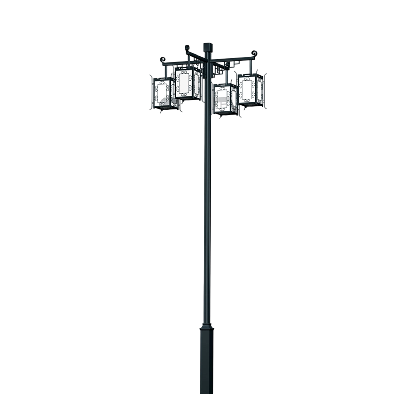 New Chinese Style Multi-Head Palace Lantern Landscape Street Light New Chinese Style Multi-Head Palace Lantern Landscape Street Light
